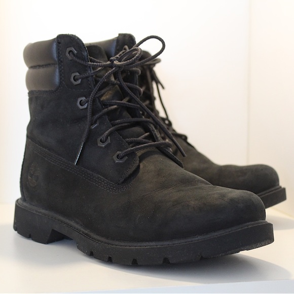 Timberland Black suede leather boots - Picture 1 of 9